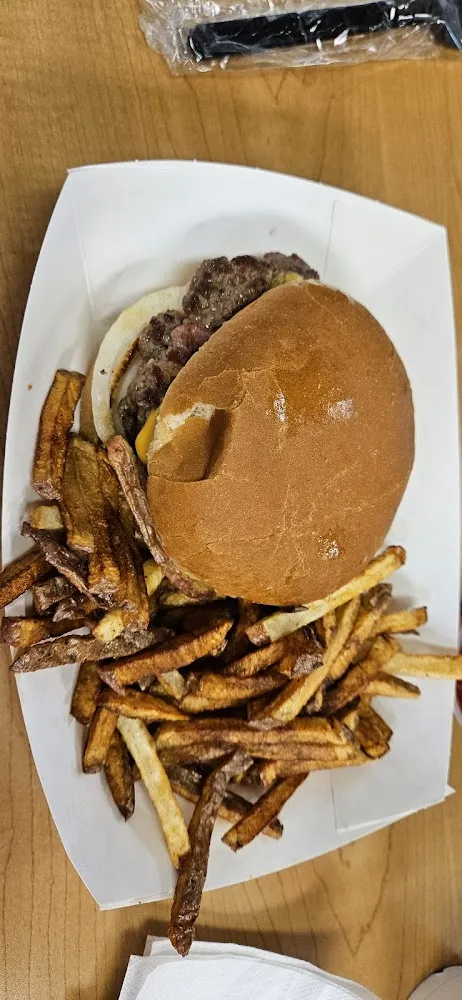Cheeseburger and Fries