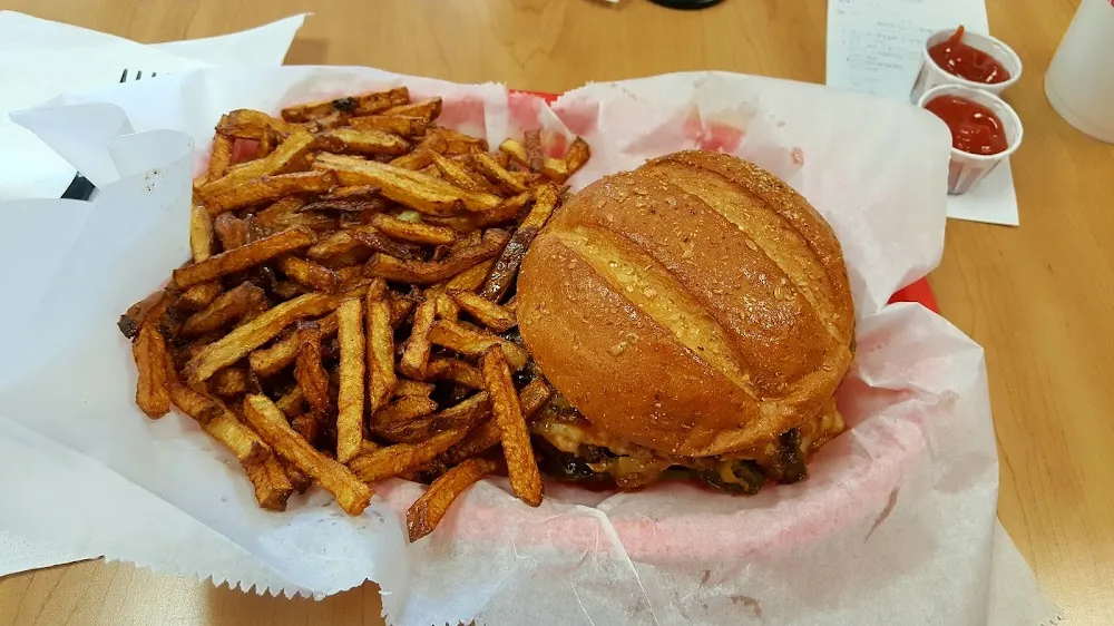 Last One in Chicken Sandwich with Station Fries